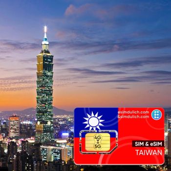 Sim Du Lịch Đài Loan (Taiwan) 15 Ngày Tốc Độ Cao